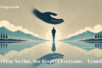 I Fear No One, But Respect Everyone. - Tymoff