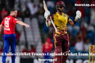 West Indies Cricket Team vs England Cricket Team Match Scorecard