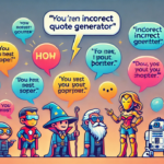 Incorrect Quote Generator