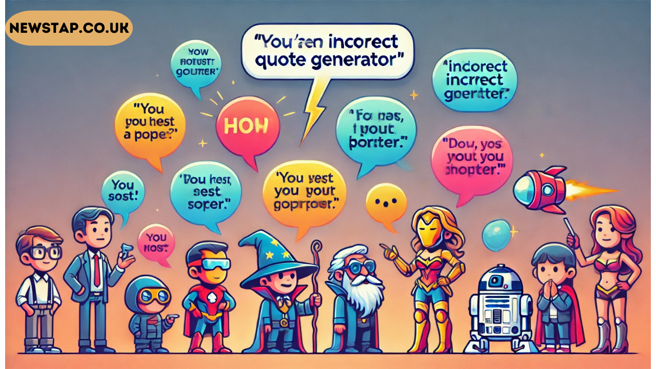Incorrect Quote Generator