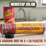 jr's ground beef in a 1 lb plastic tube