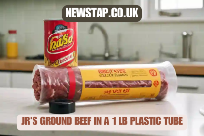 jr's ground beef in a 1 lb plastic tube