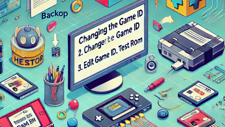 recce how to change game id for patched ds rpm