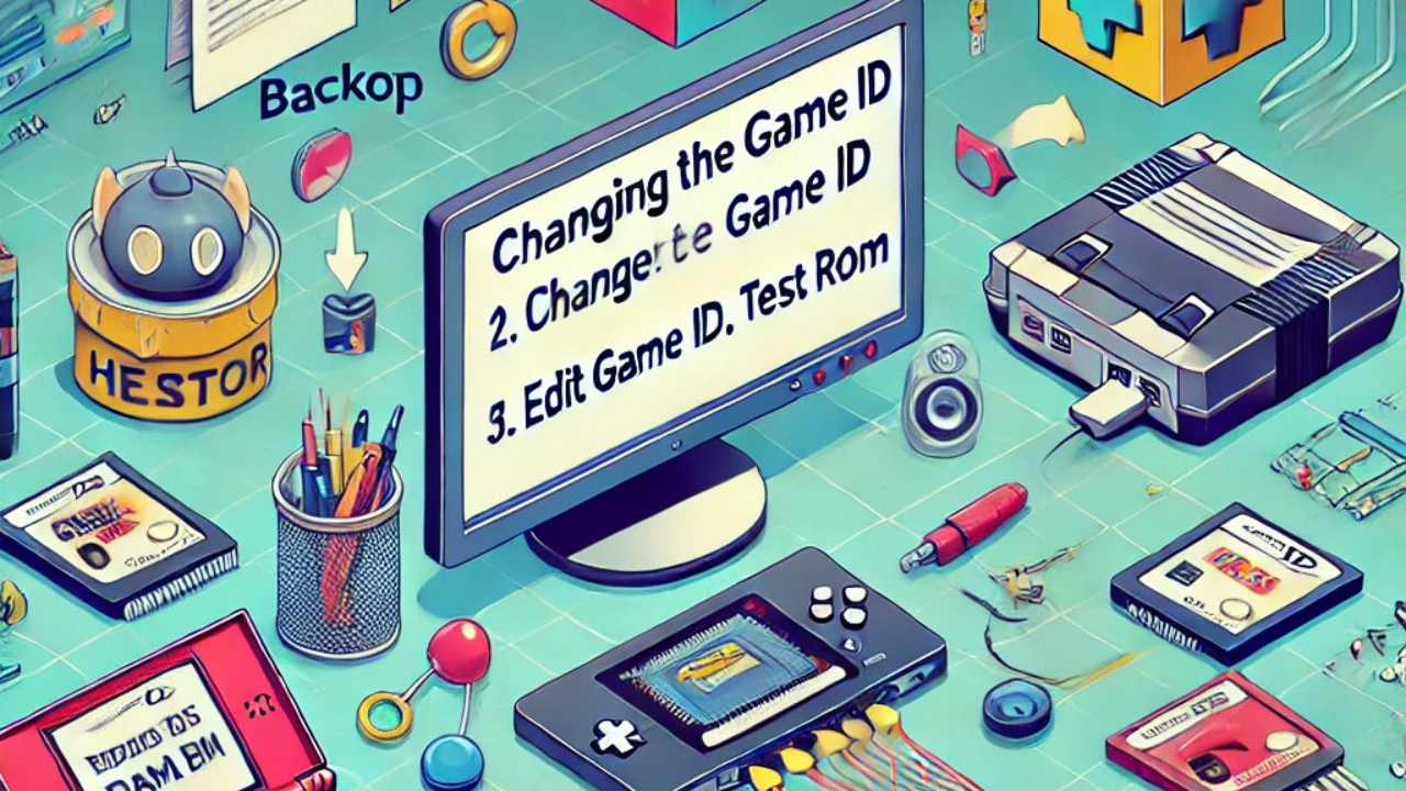 recce how to change game id for patched ds rpm