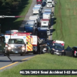 08/26/2024 Semi Accident I-85 Anderson County SC