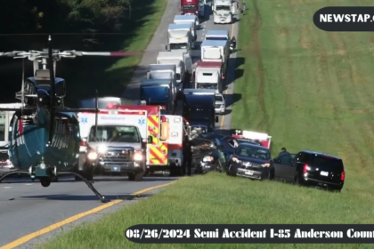 08/26/2024 Semi Accident I-85 Anderson County SC