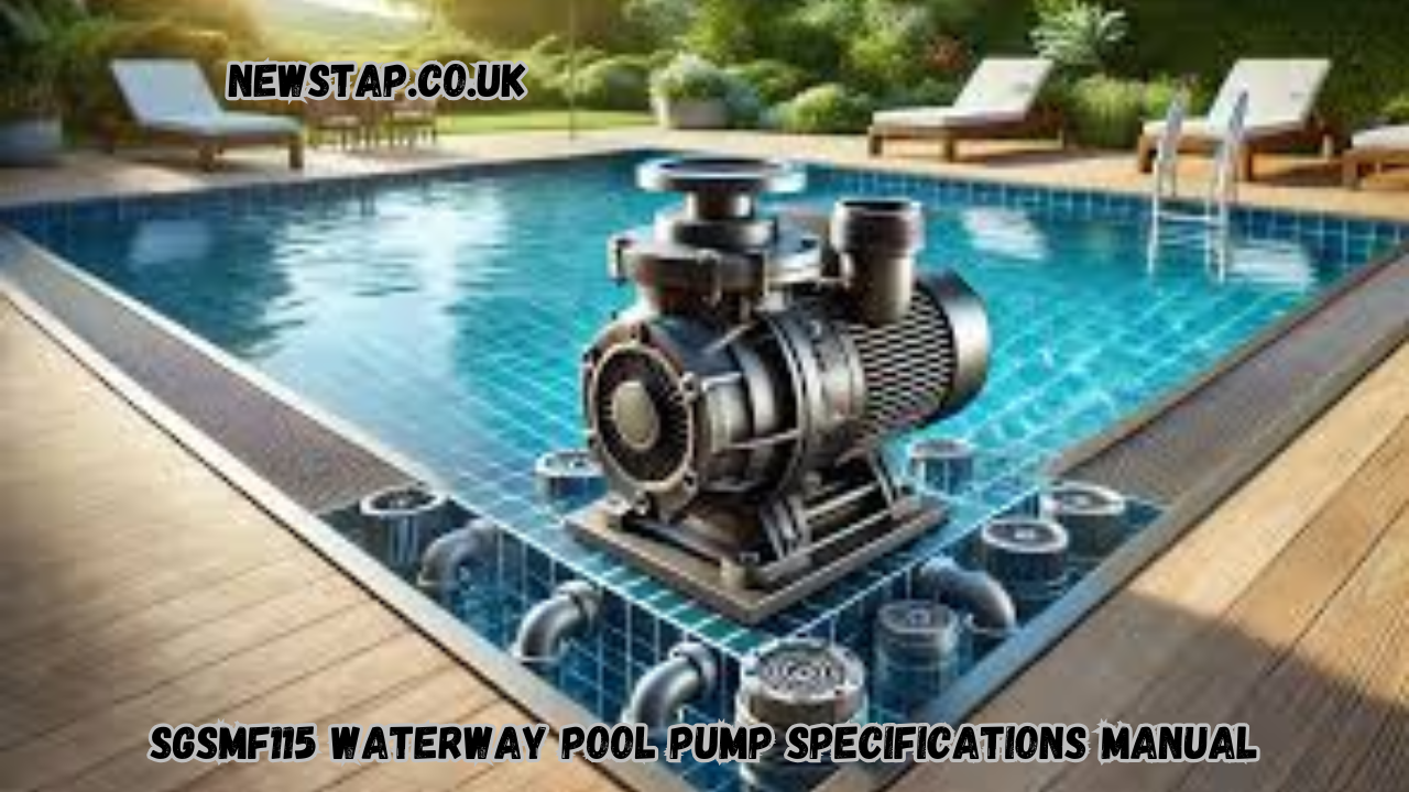 sgsmf115 waterway pool pump specifications manual