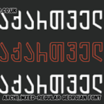 archi_mxed-regular georgian font