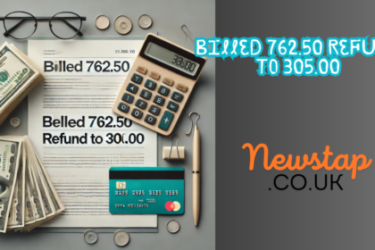 Billed 762.50 Refund to 305.00