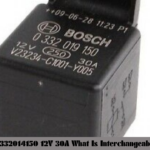 Bosch 0332014150 12V 30A What Is Interchangeable Cross