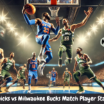 Knicks vs Milwaukee Bucks Match Player Stats