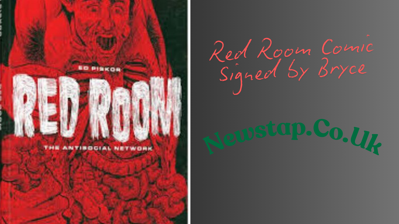 Red Room Comic Signed by Bryce