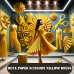 Rock Paper Scissors Yellow Dress