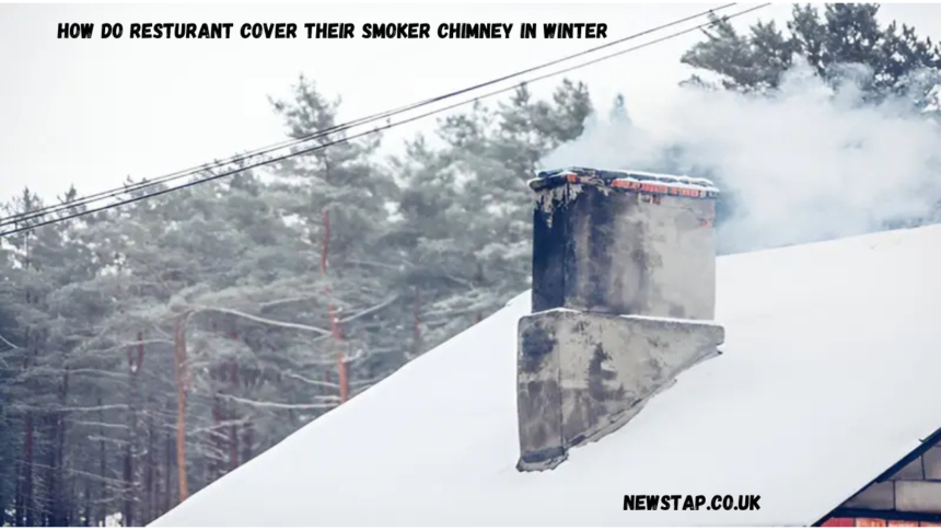 how do resturant cover their smoker chimney in winter