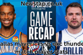 dallas mavericks vs okc thunder match player stats