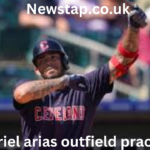 gabriel arias outfield practice