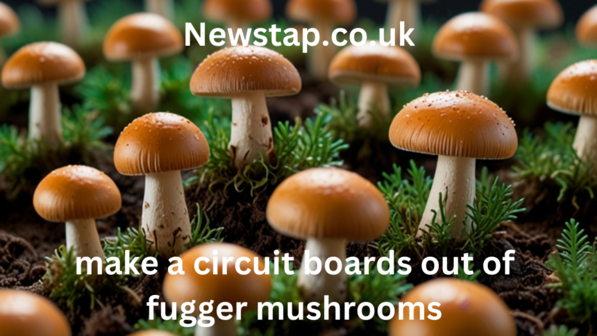 make a circuit boards out of fugger mushrooms