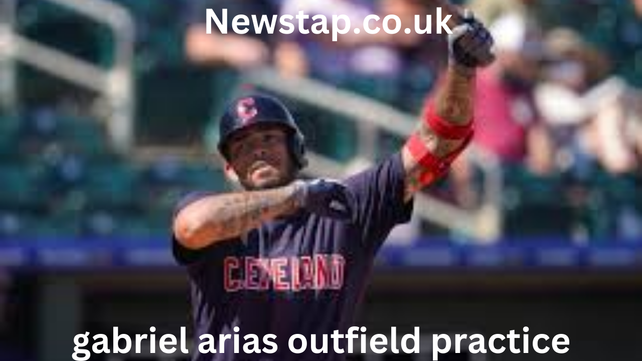gabriel arias outfield practice
