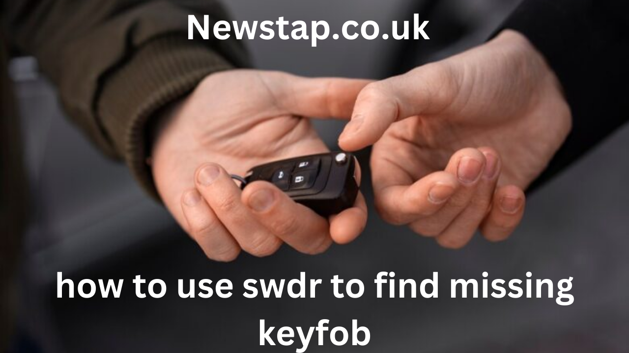 how to use swdr to find missing keyfob