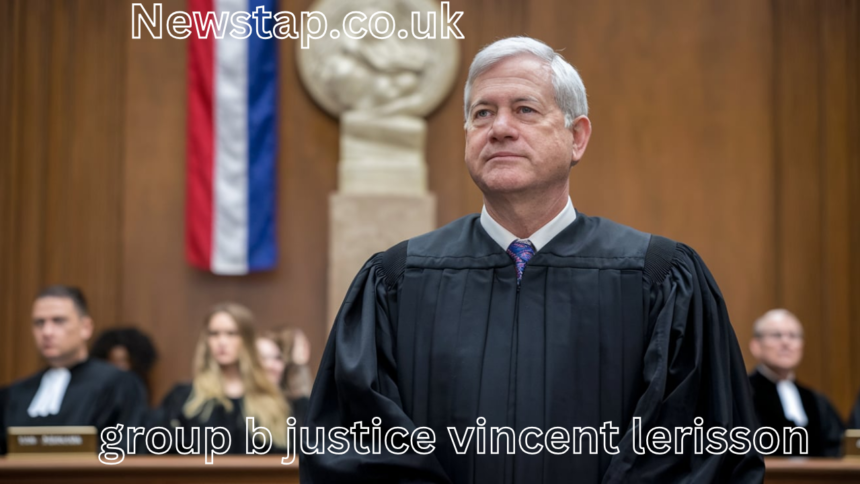 group b justice vincent lerisson