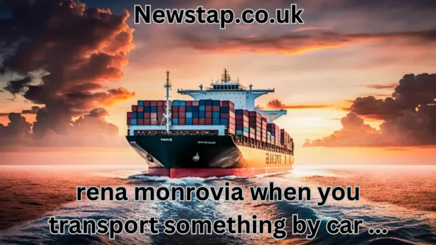 rena monrovia when you transport something by car ...