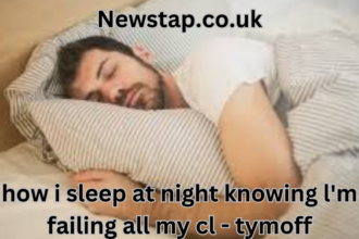 how i sleep at night knowing l'm failing all my cl - tymoff