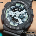 how to get honduras time on a casio wr20bar watch