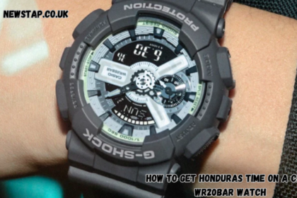 how to get honduras time on a casio wr20bar watch