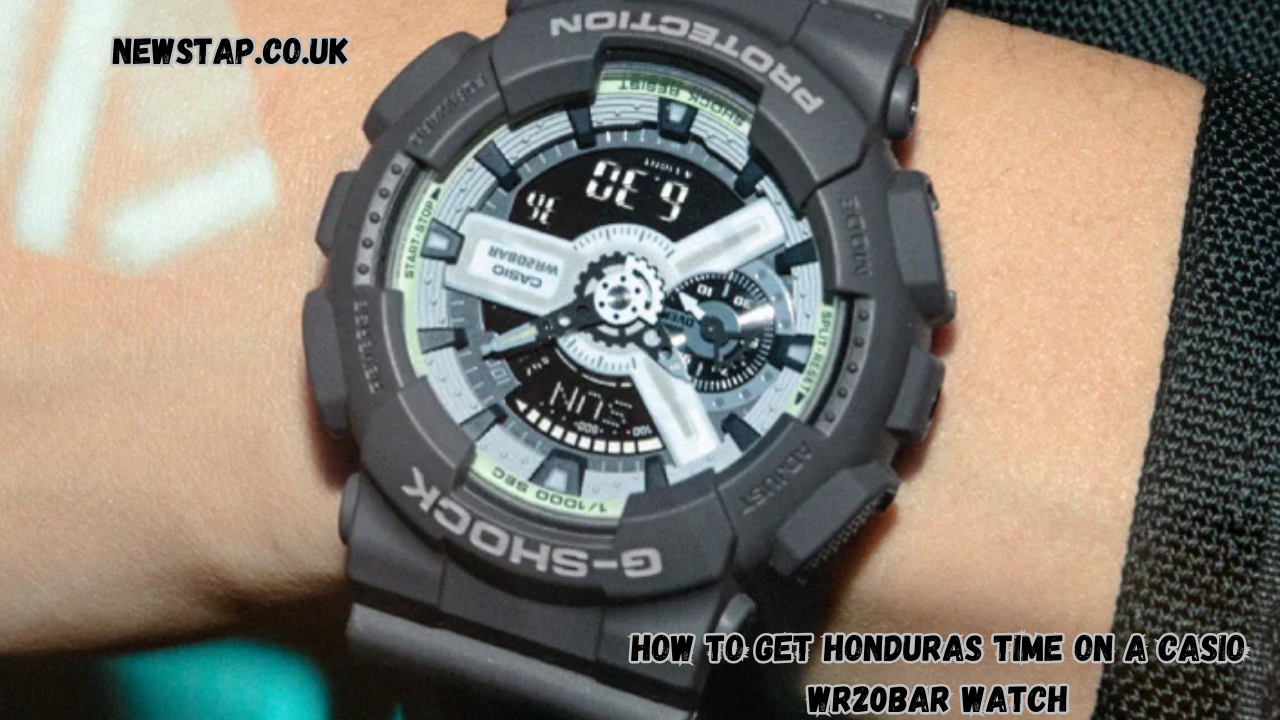 how to get honduras time on a casio wr20bar watch
