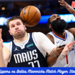 Clippers vs Dallas Mavericks Match Player Stats