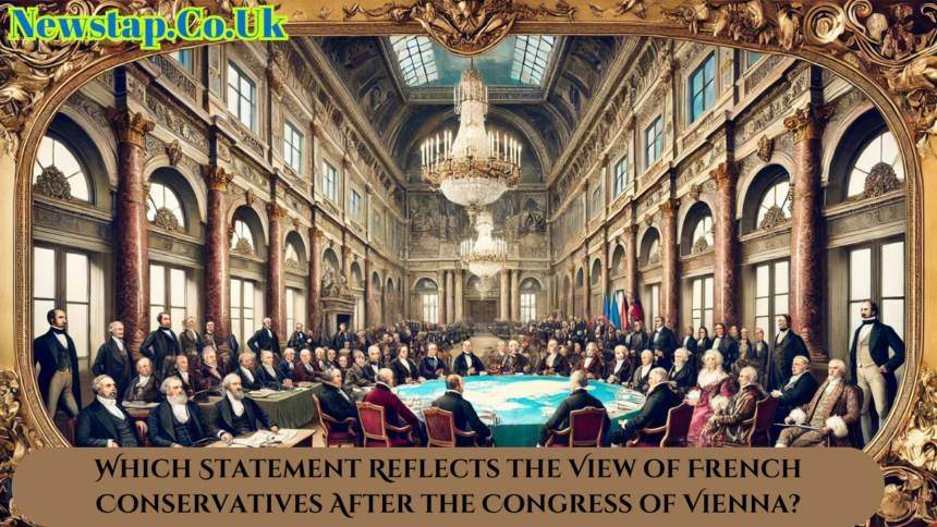 Which Statement Reflects the View of French Conservatives After the Congress of Vienna?