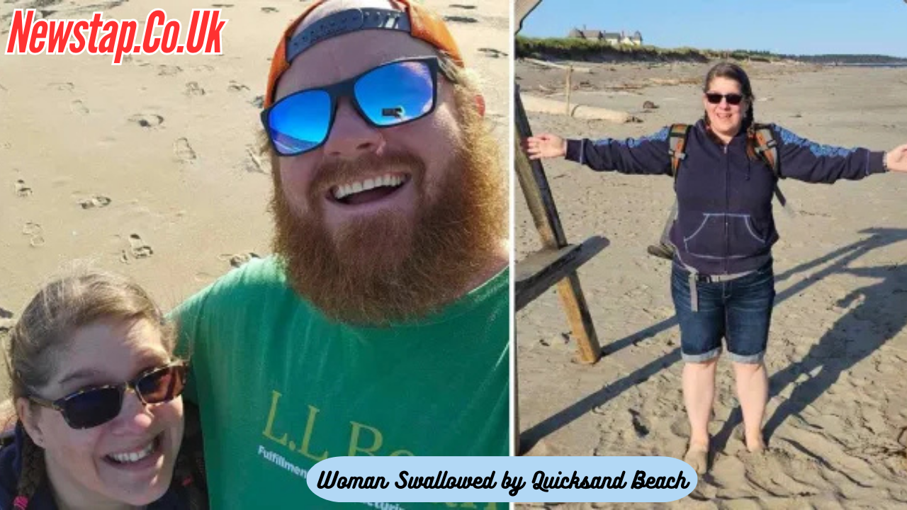 Woman Swallowed by Quicksand Beach