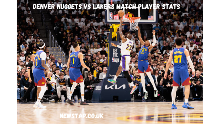 denver nuggets vs lakers match player stats