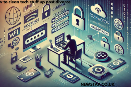 how to clean tech stuff up post divorce
