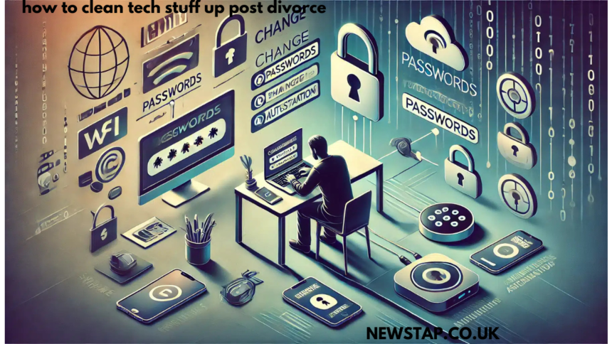 how to clean tech stuff up post divorce