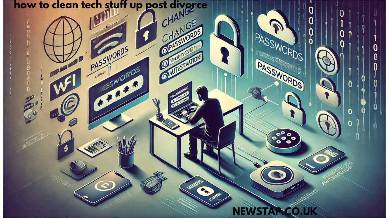 how to clean tech stuff up post divorce