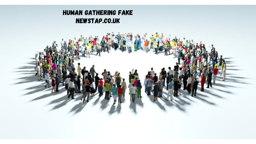 human gathering fake