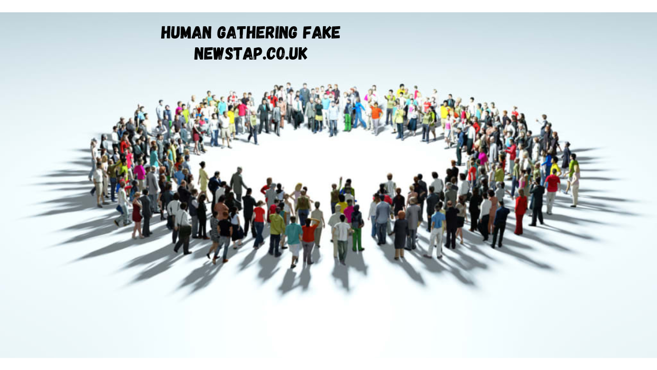 human gathering fake