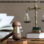 it is not wisdom but authority that makes a law. t - tymoff