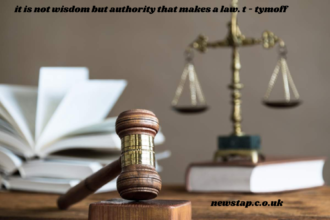 it is not wisdom but authority that makes a law. t - tymoff