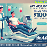 How Much Does Biolife Plasma Pay New Donors