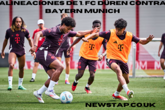 alineaciones de 1. fc düren contra bayern munich