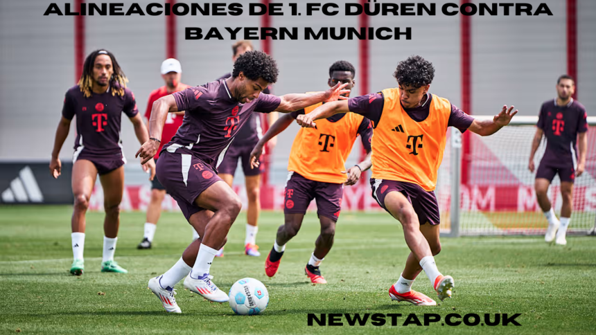 alineaciones de 1. fc düren contra bayern munich