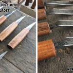 woodcutting tools with arched blades