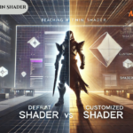 reaching within shader