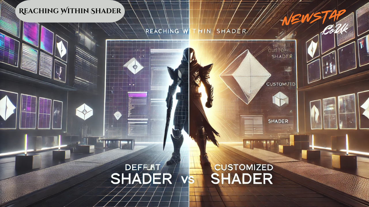 reaching within shader